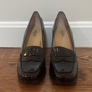 Michael Kors Glossy Black Flats